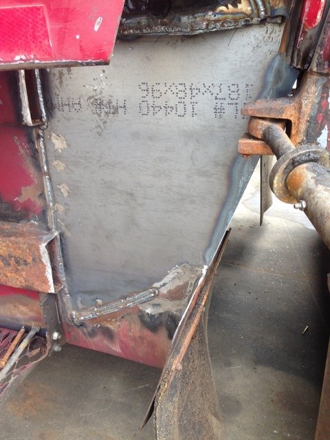 Heavy equipment panel repair — precision plate welding